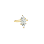 Marquise Brilliant Solitaire Lab-Grown Diamond Ring - Image 5