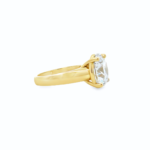 Heavy Prong Round Brilliant Solitaire Lab-Grown Diamond Ring - Image 5